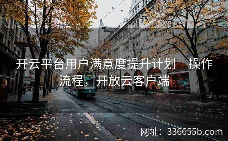 开云平台用户满意度提升计划｜操作流程，开放云客户端