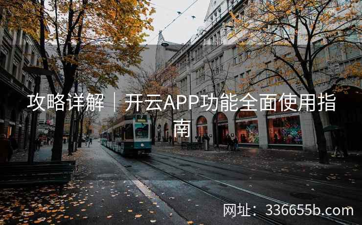 攻略详解｜开云APP功能全面使用指南