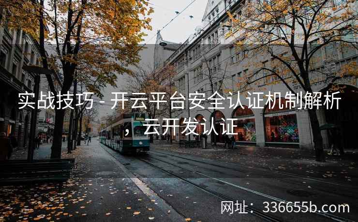 实战技巧 - 开云平台安全认证机制解析，云开发认证
